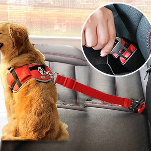 Dog Traction Belt & Telescopic Car Rope - Snoopy Doo